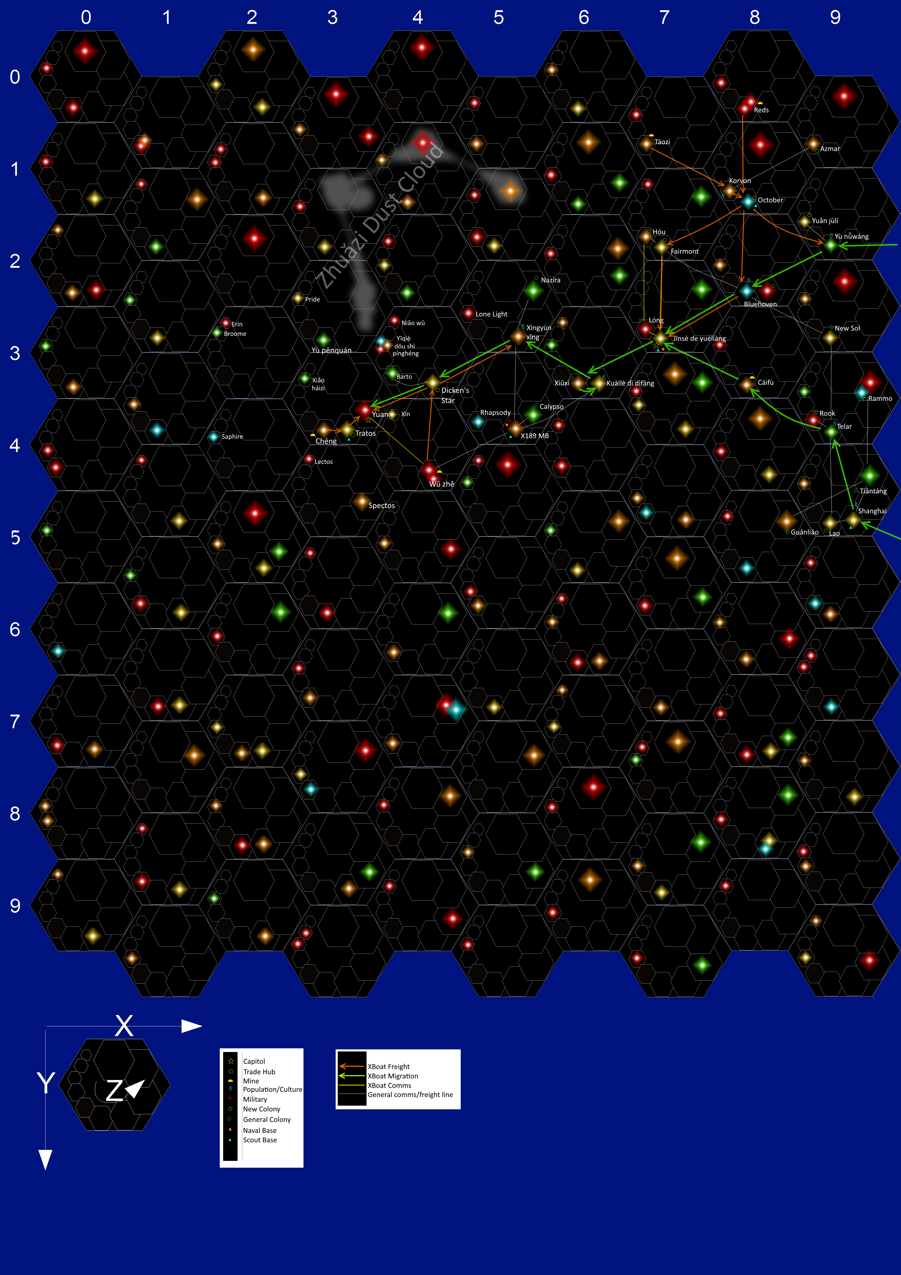 Yuan Sub Sector 3D Map